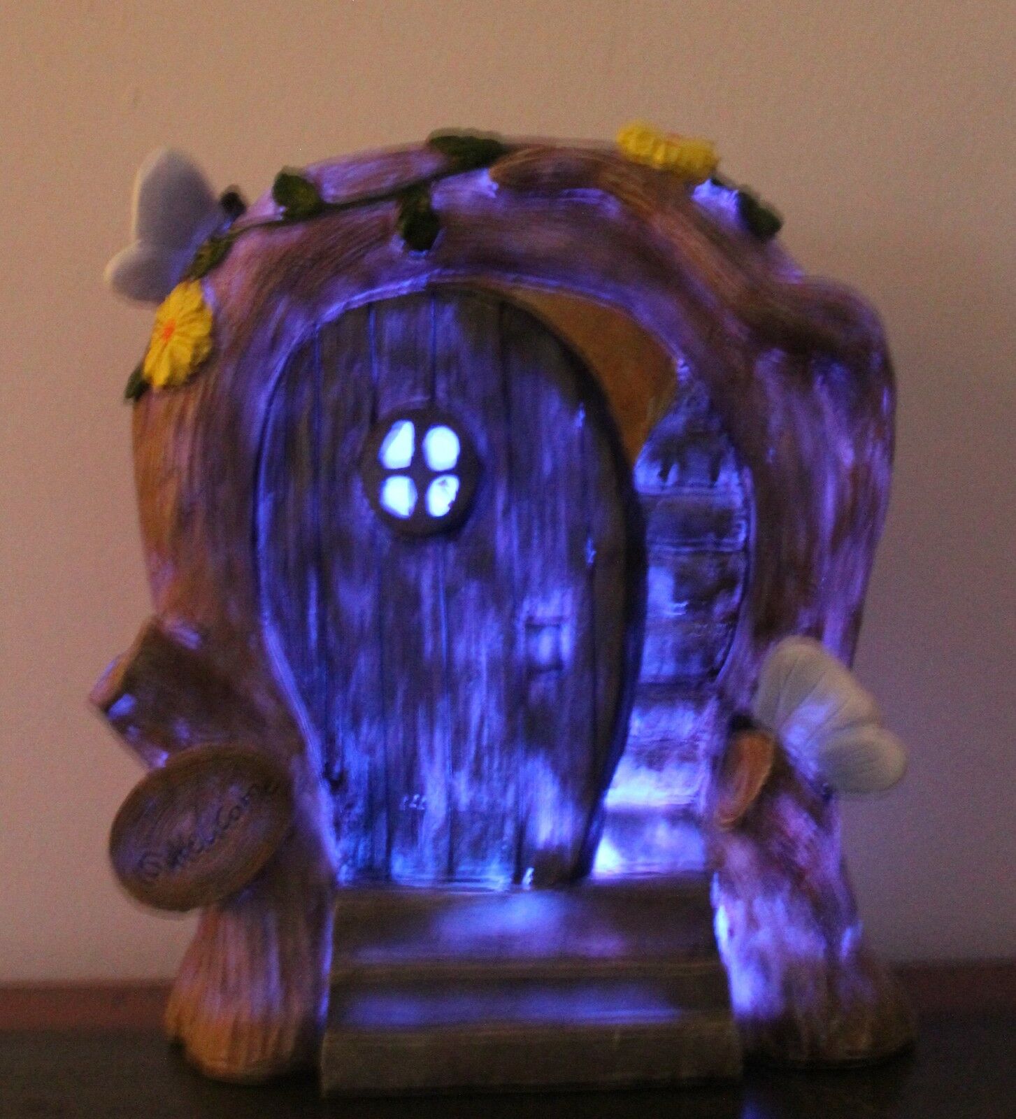 Solar Powered Fairy Garden Door - Colour Changing