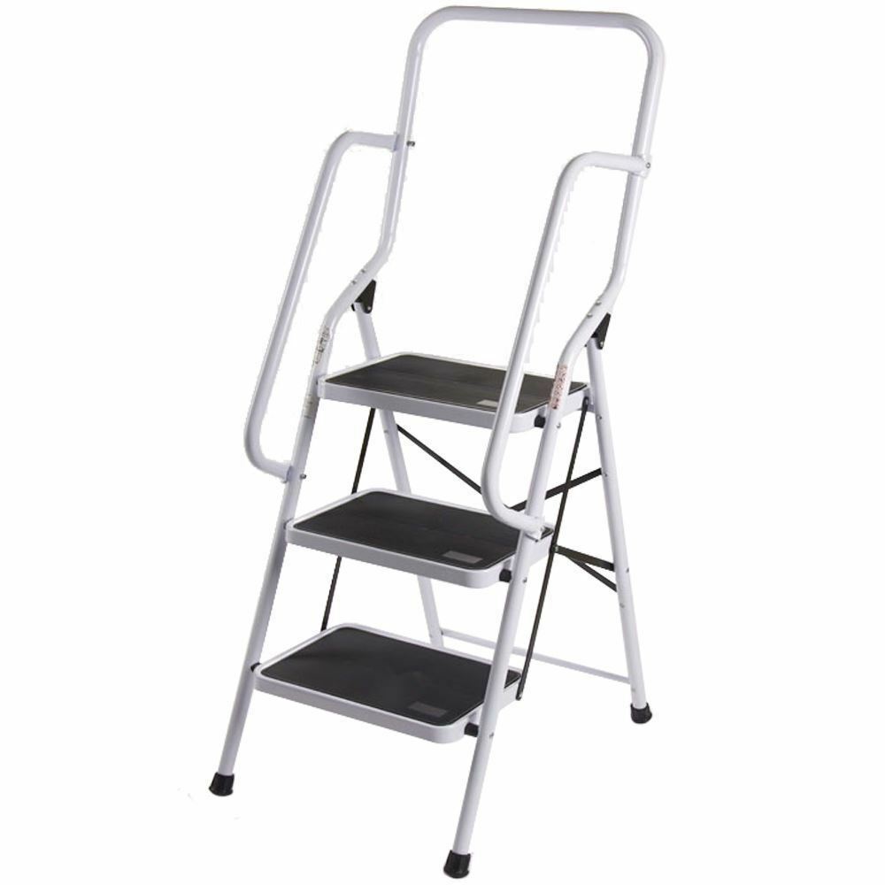 Foldable Step Ladder, Non Slip with 3 & 4 Steps