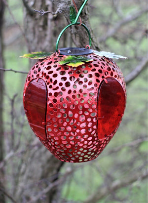 Solar Strawberry Hanging or Table Lamp Lantern
