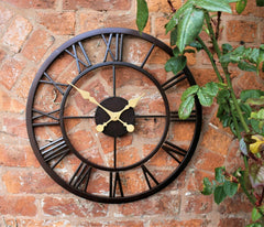 Brown Skeleton Clock