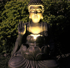 Buddha Water Fountain Garden Ornament