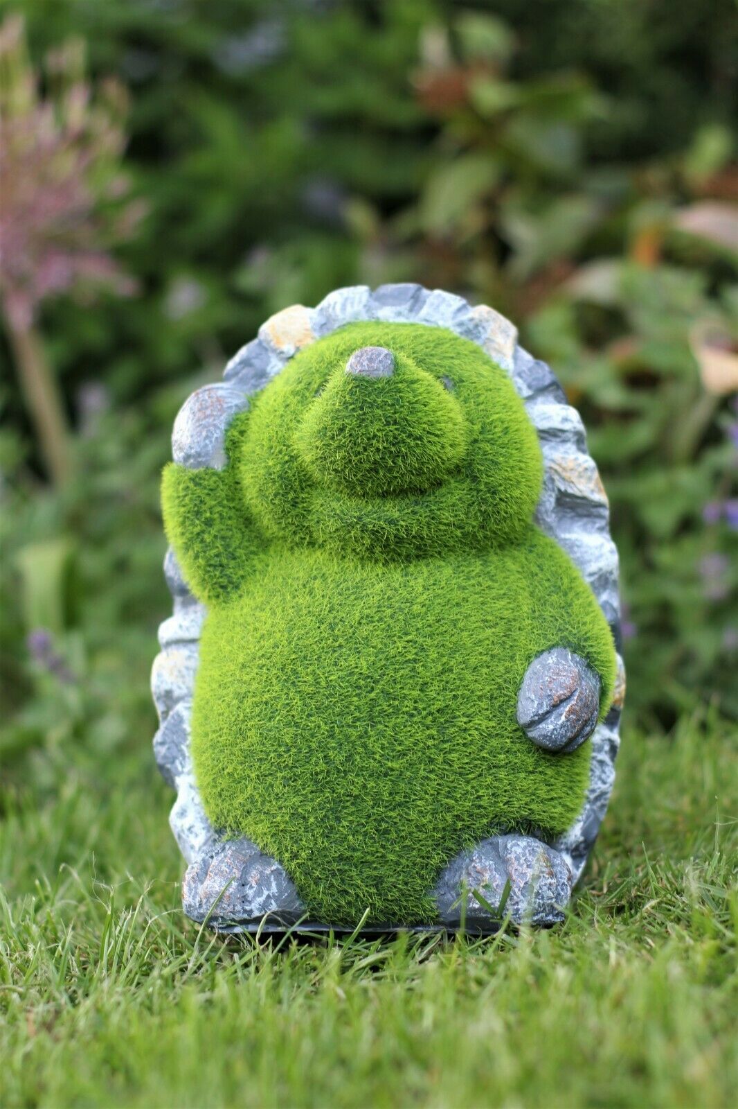 Grass Effect Hedgehog Ornament