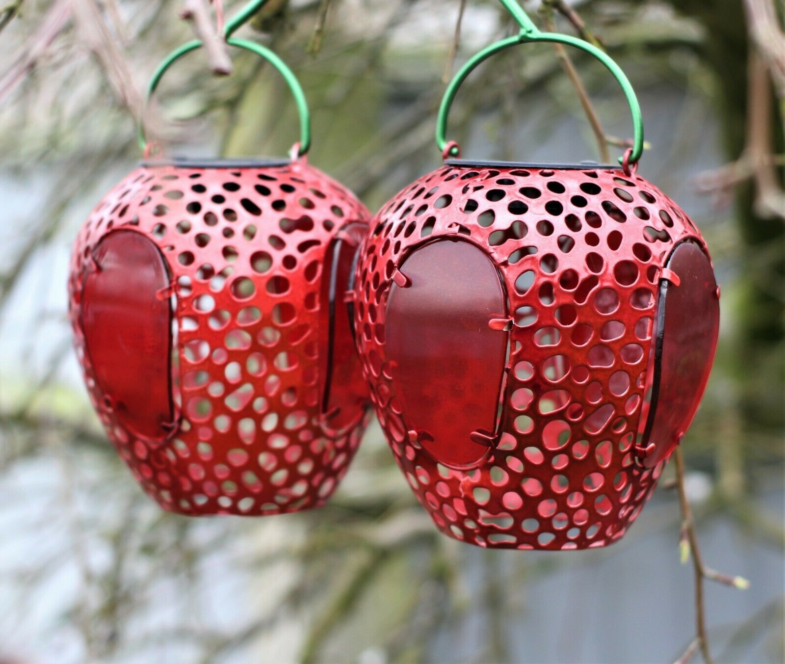 Solar Strawberry Lantern