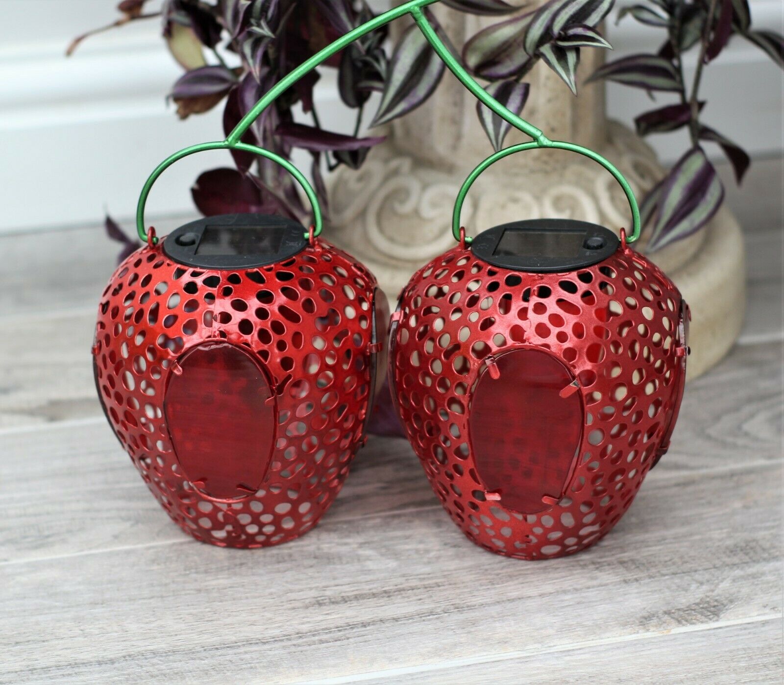 Solar Strawberry Lantern