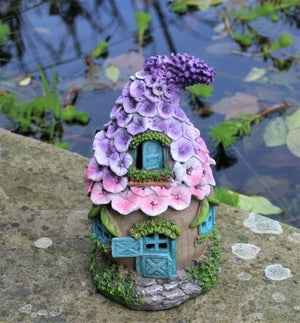 Solar Fairy House - Flower Roof
