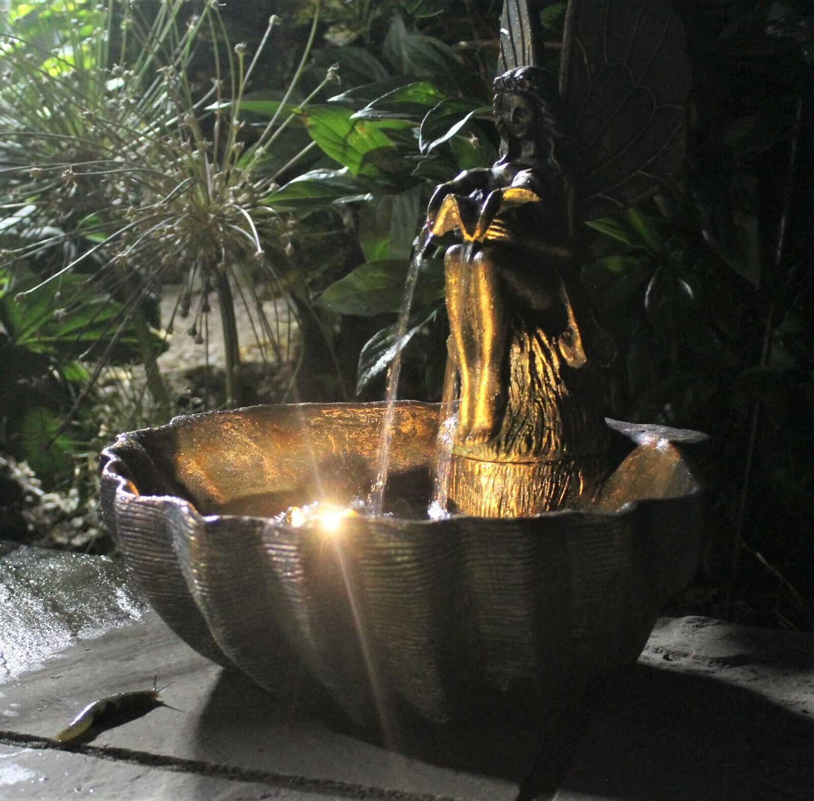 Water Fountains with LED Lights