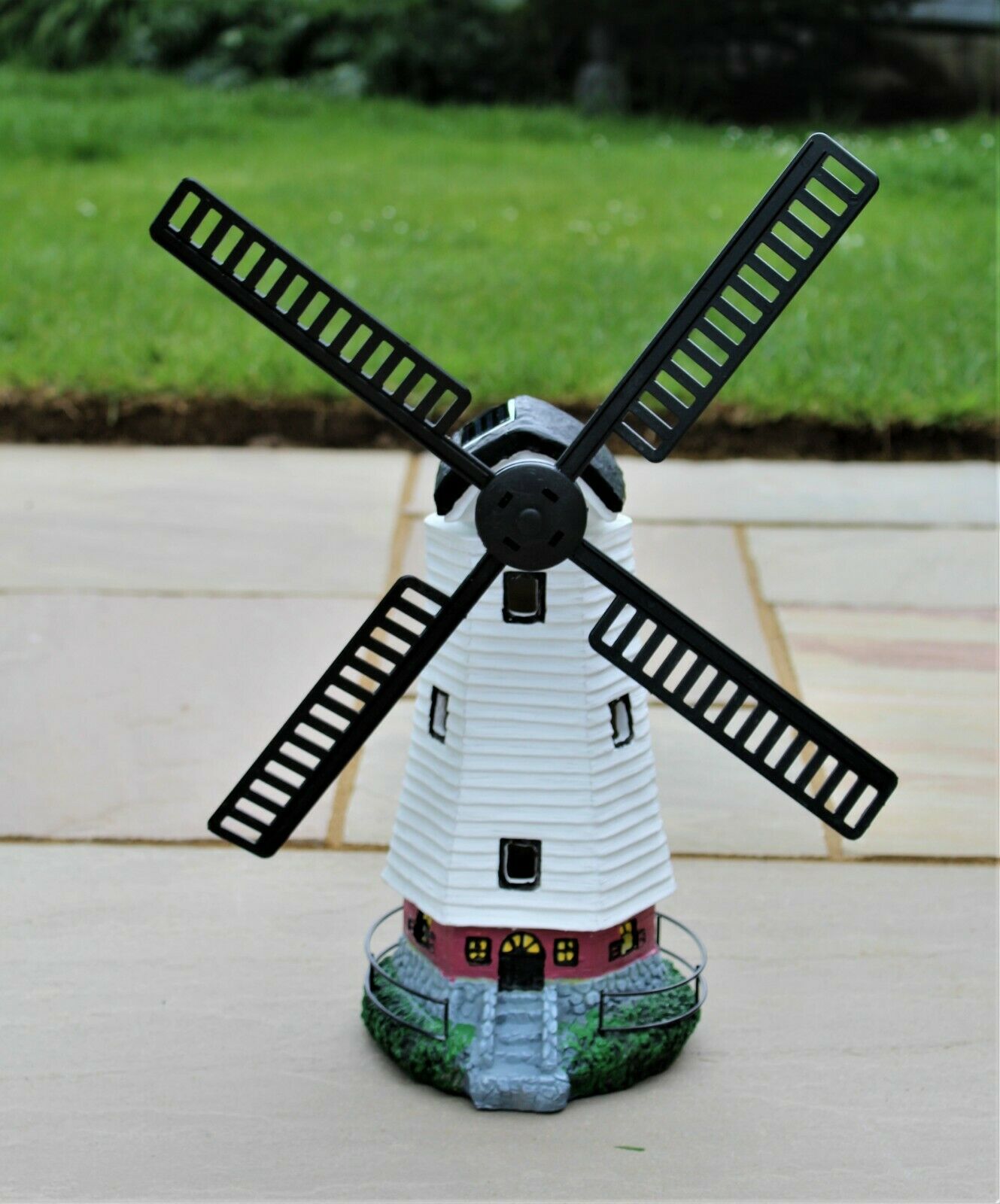 Solar Powered Garden Windmill – The Home Hut