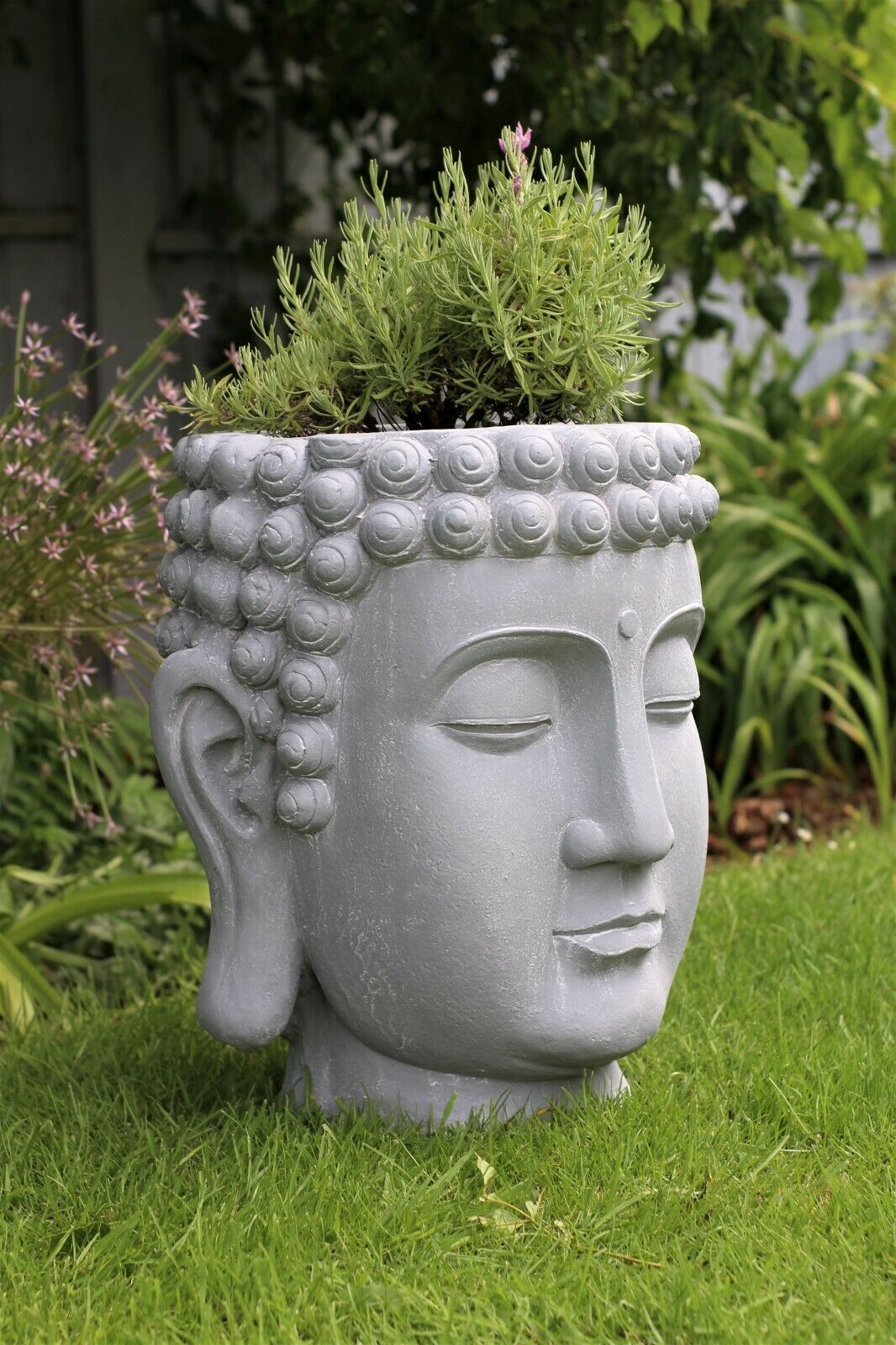 Buddha Head Pot Planter