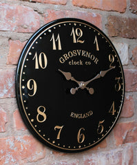 Black Garden Wall Clock