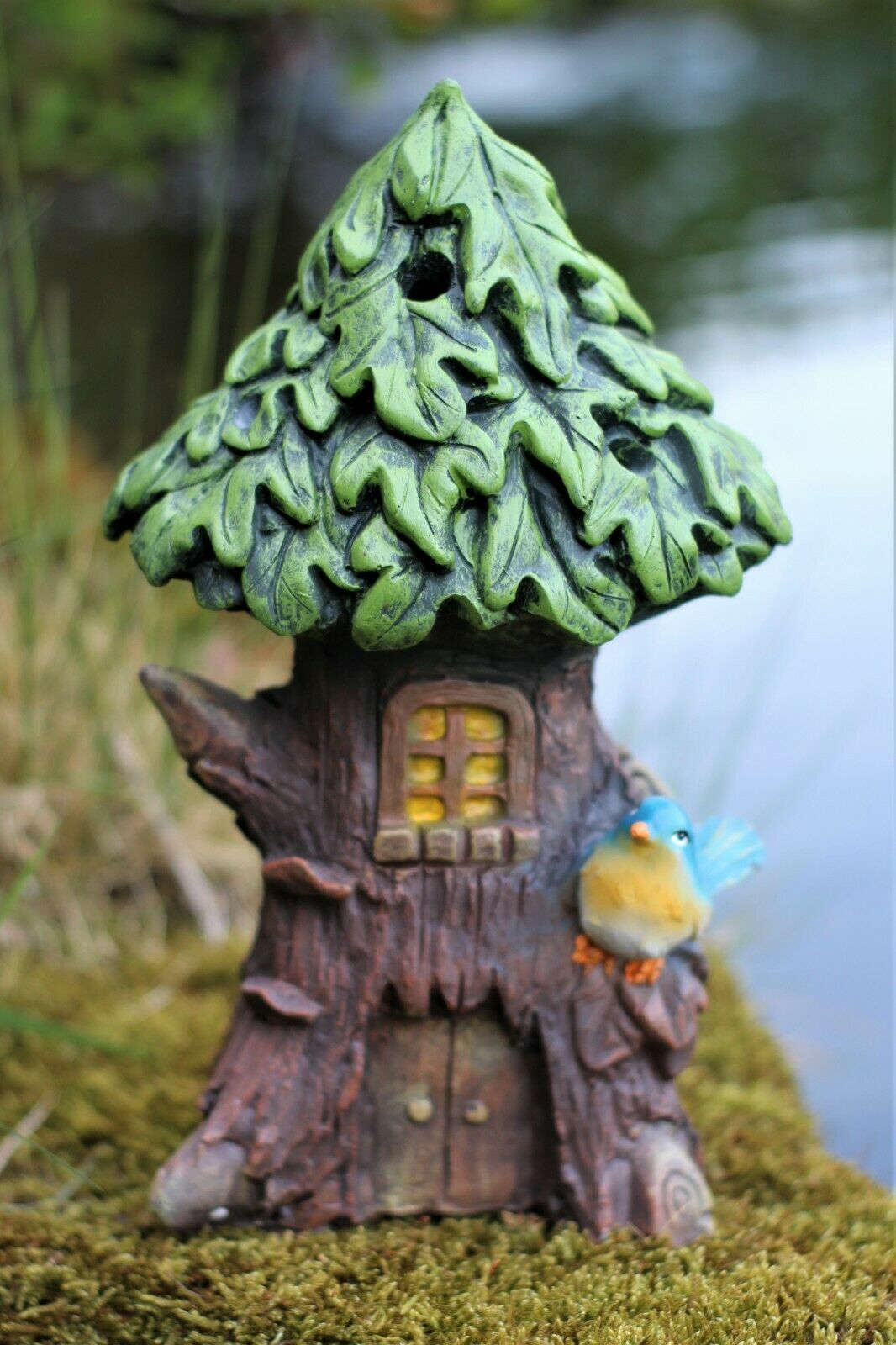 Garden Solar Fairy Tree House