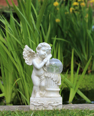 Garden Solar Ball Cherub