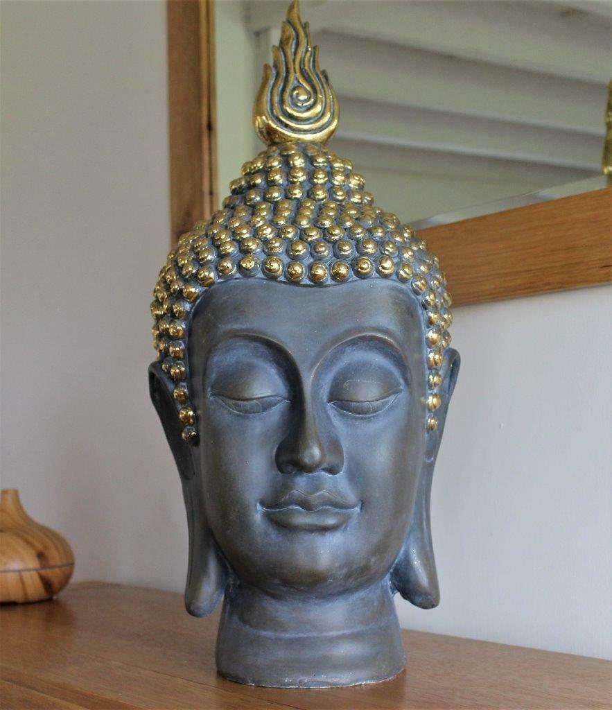 Large Decorative Buddha Head Ornament