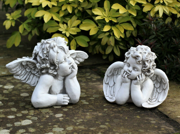 Pair of Angel Sculptures
