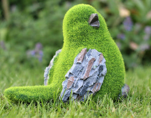 Grass Effect Bird Garden Ornament