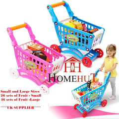 Children's Shopping Trolley Cart Play Set