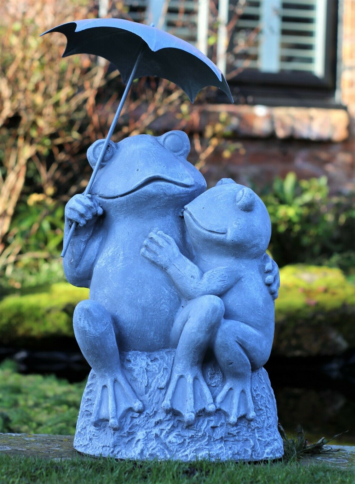 Pair of Grey Garden Frogs