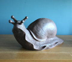 Rust Snail Garden Ornament