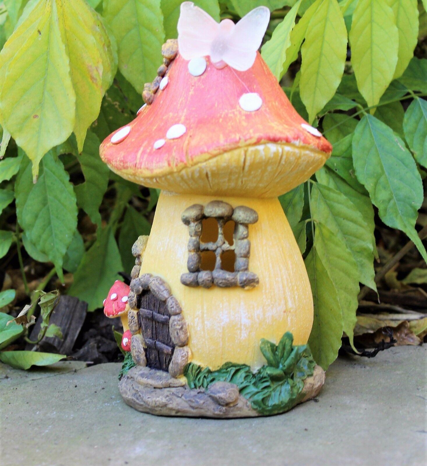 Solar Fairy Mushroom House