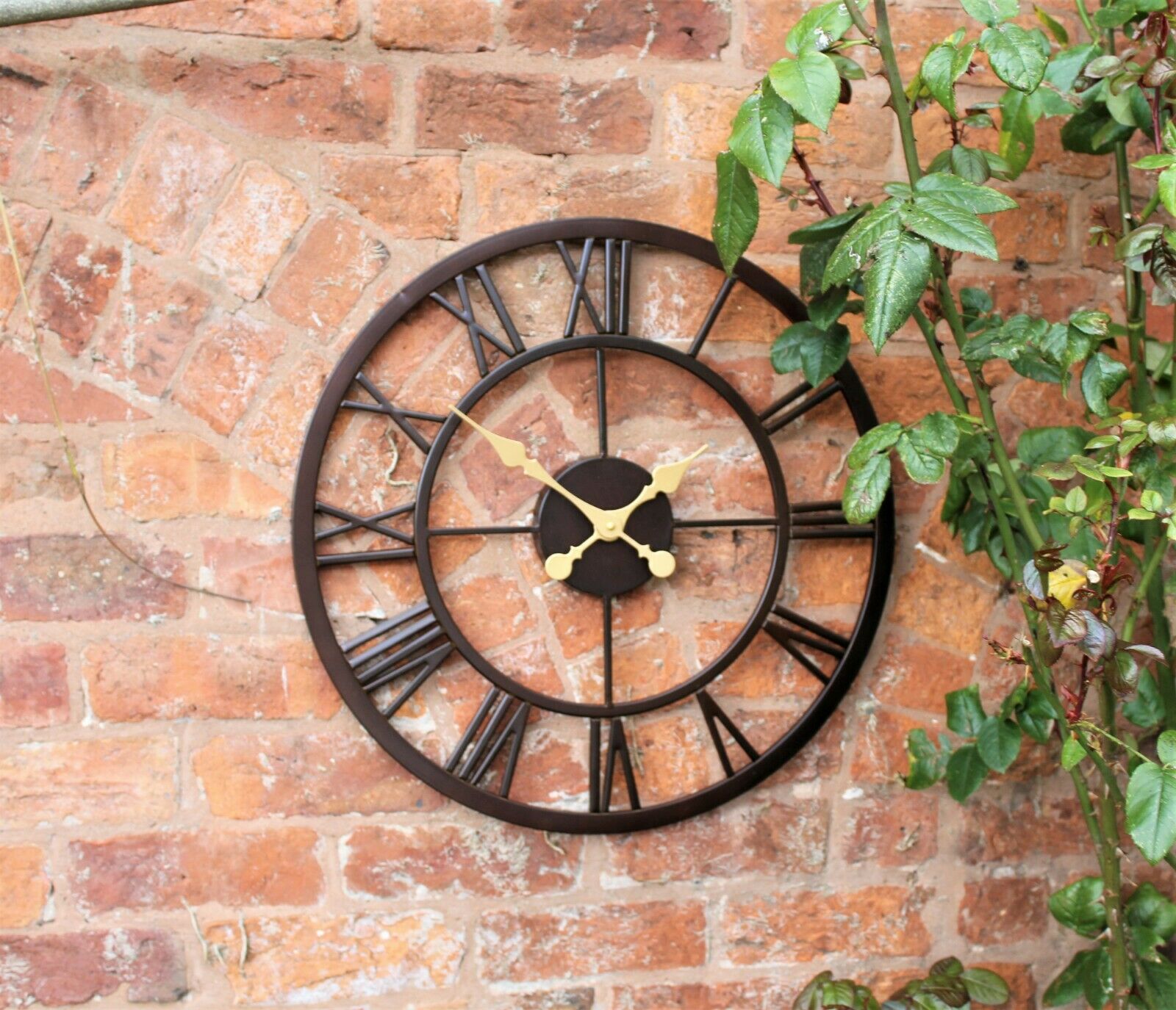 Brown Skeleton Clock