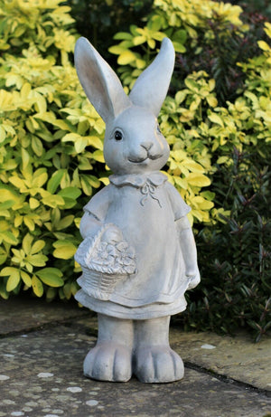 Girl or Boy Rabbit Indoor or Outdoor Ornament