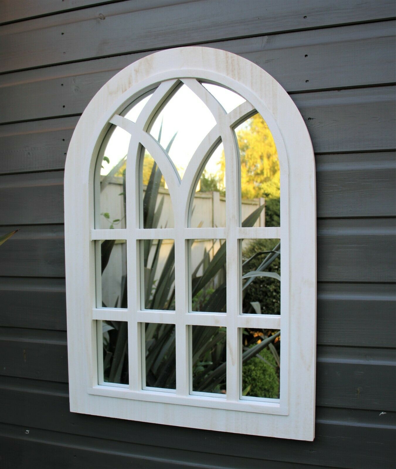 White Arch Mirror - Outdoor & Indoor