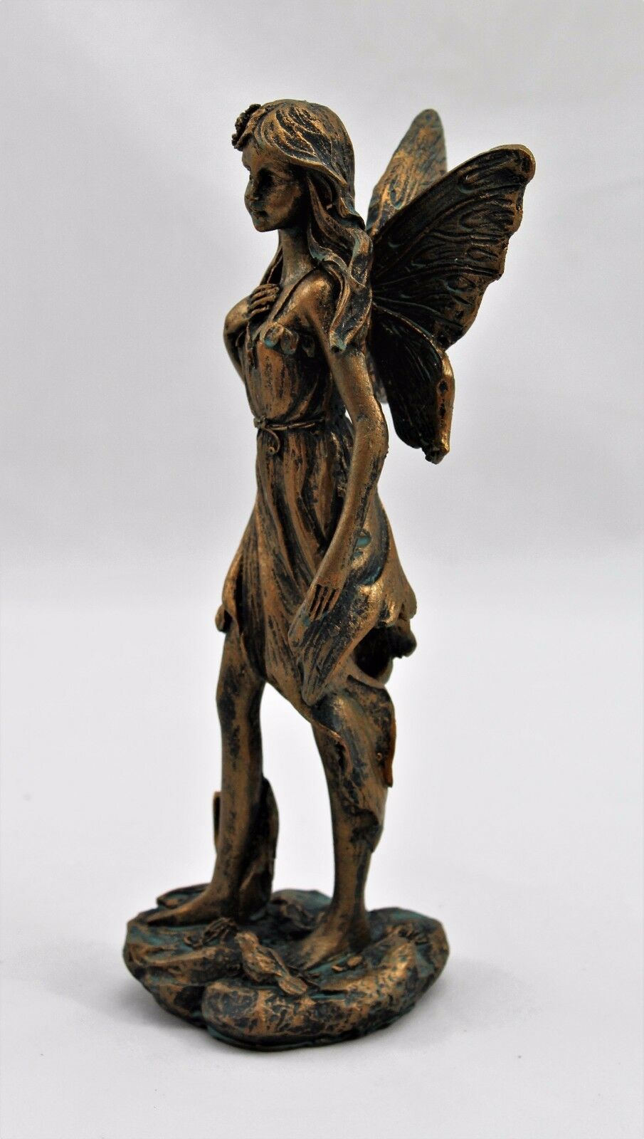 Magical Fairy Garden Ornament - Bronze effect 26cm