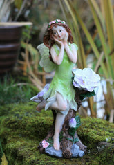 Solar Coloured Fairy Garden Ornament