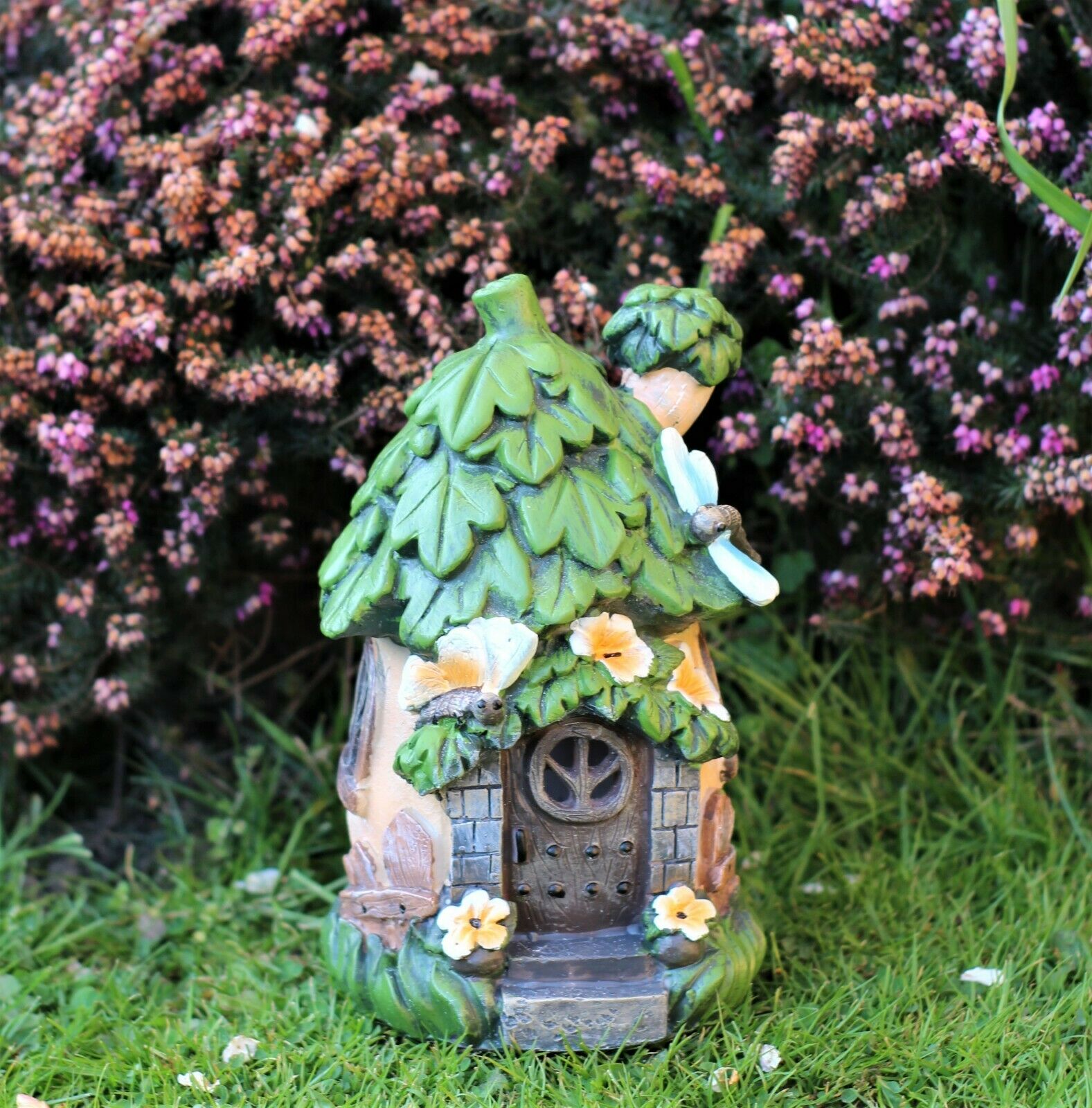 Garden Leaf Solar Fairy Tree House