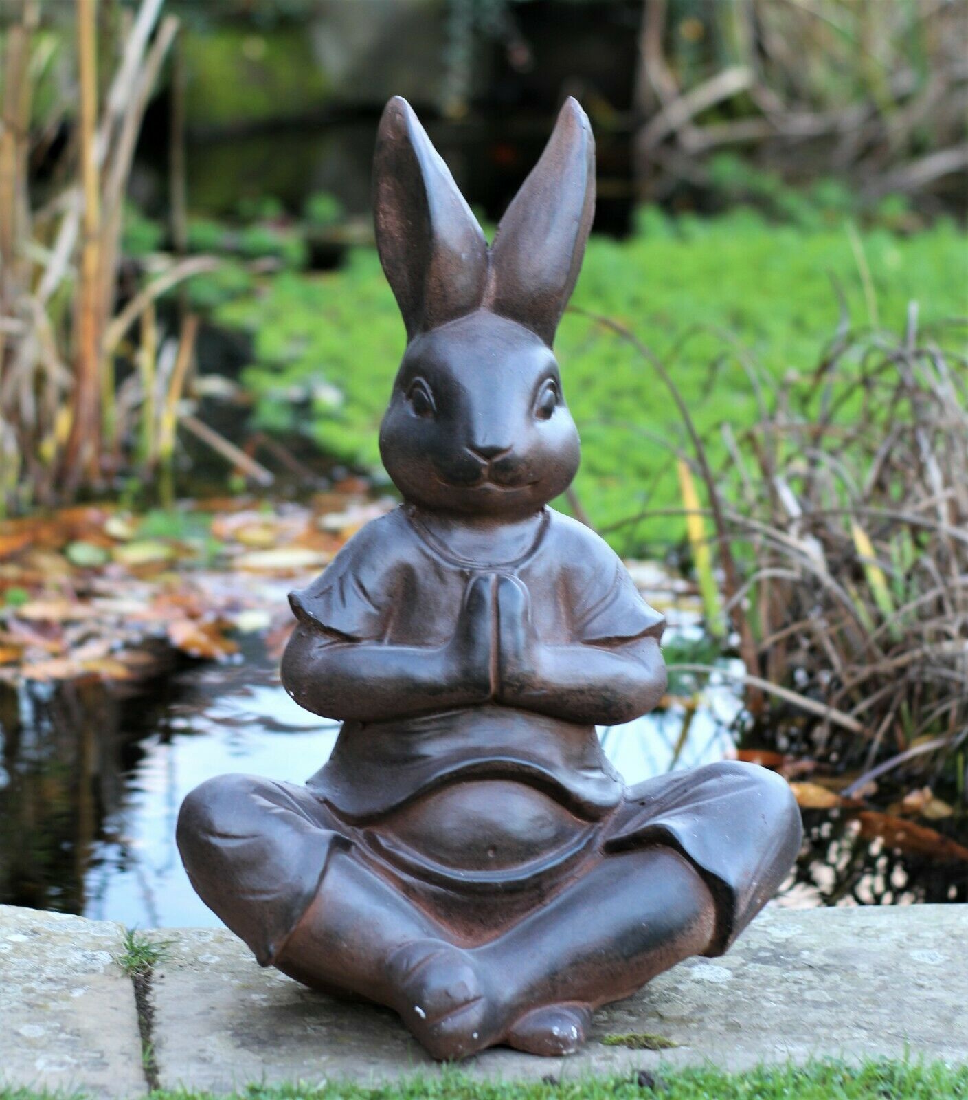 Rabbit Lotus Sculpture