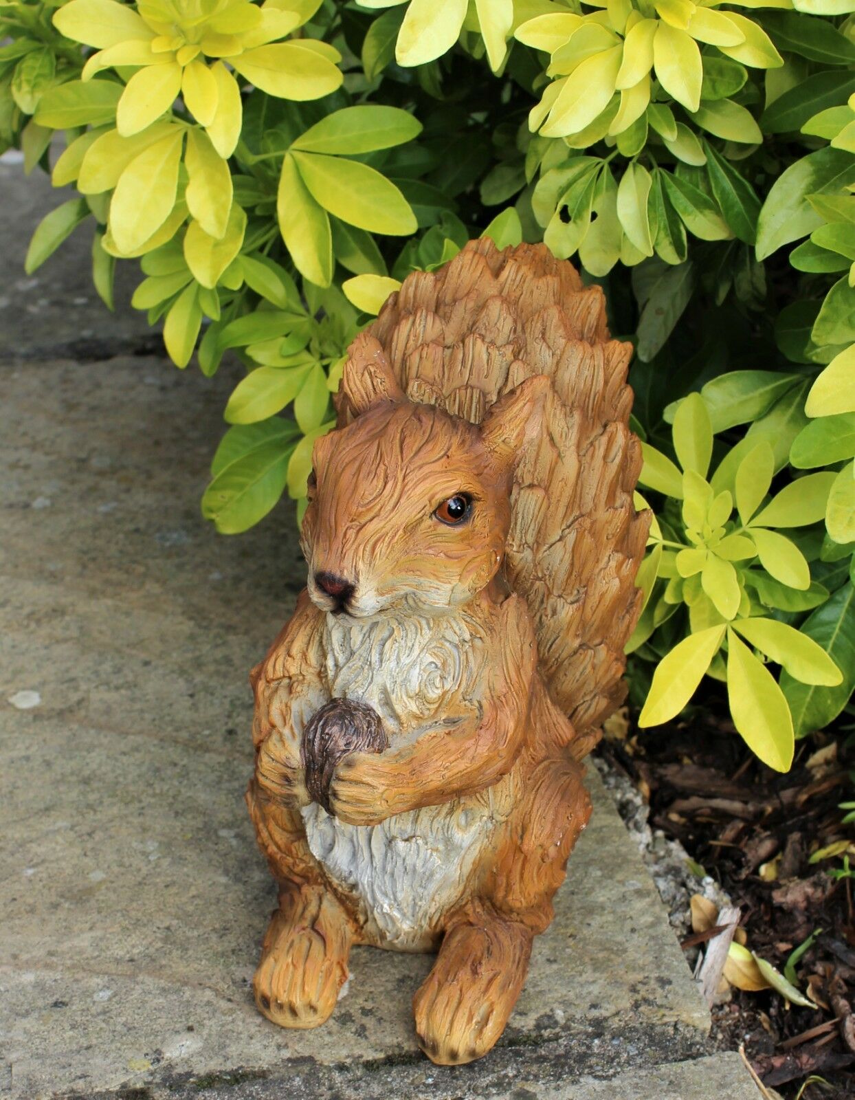 Red Squirrel Garden Ornament