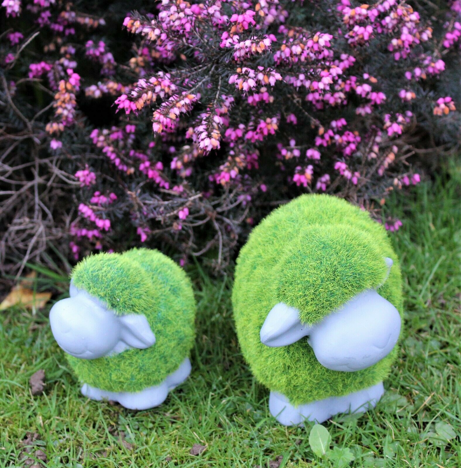 Grass Effect Sheep Pair Garden Ornaments