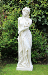 Standing White Lady Large Garden Ornament