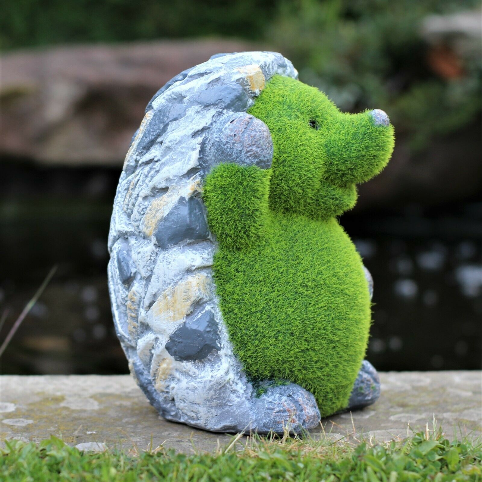 Grass Effect Hedgehog Ornament