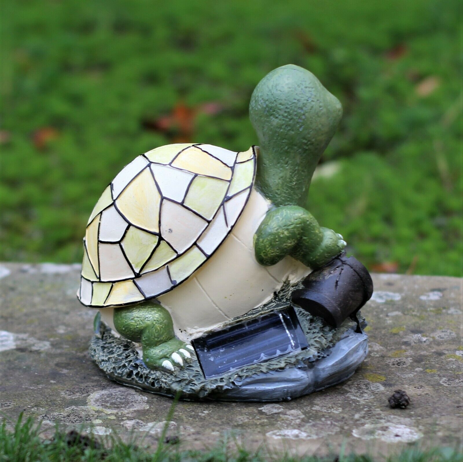 Solar Tortoise Garden Ornament