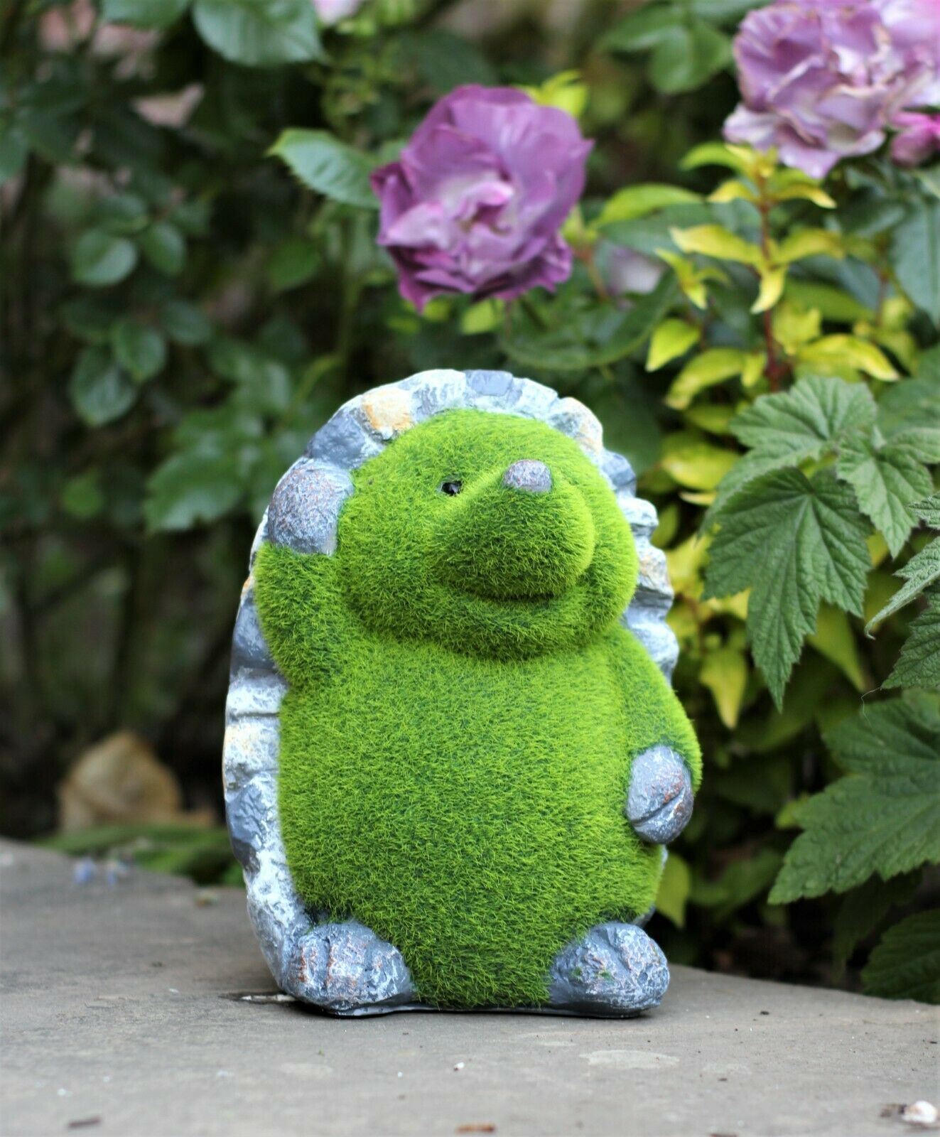 Grass Effect Hedgehog Ornament