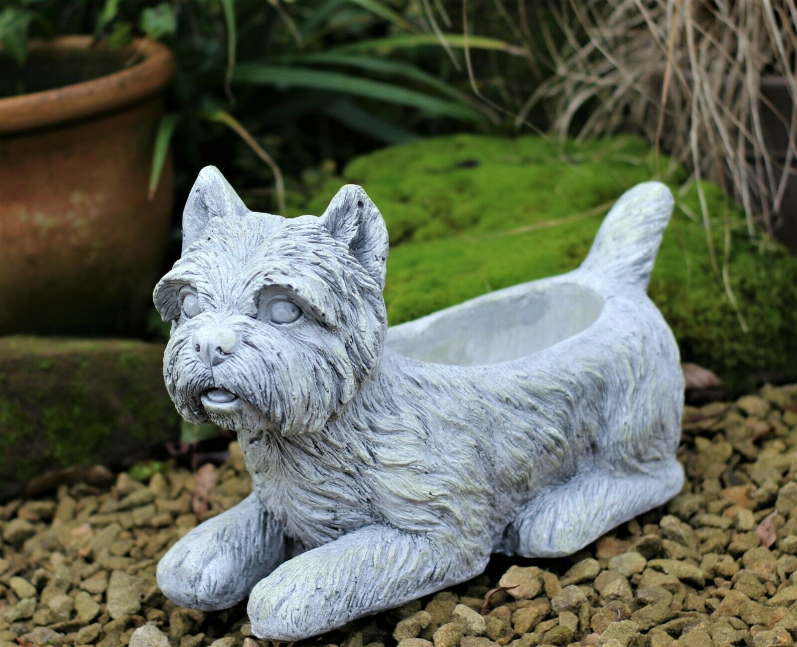 Westie Dog Pot Planter