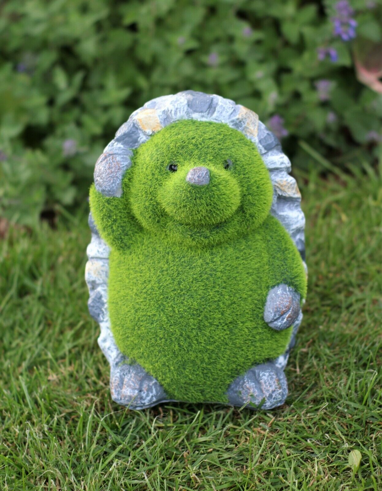 Grass Effect Hedgehog Ornament