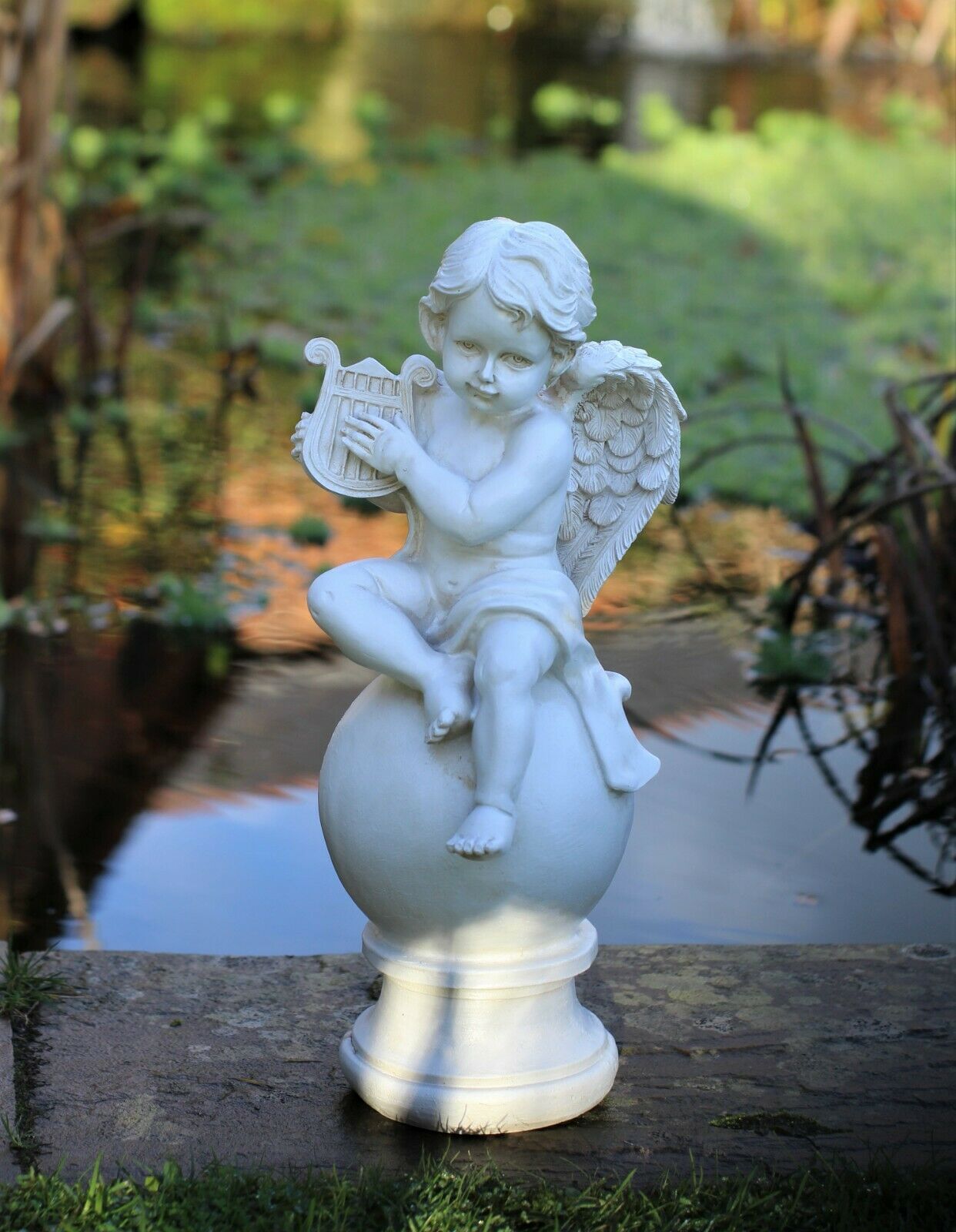 Boy and Girl Sitting Cherubs