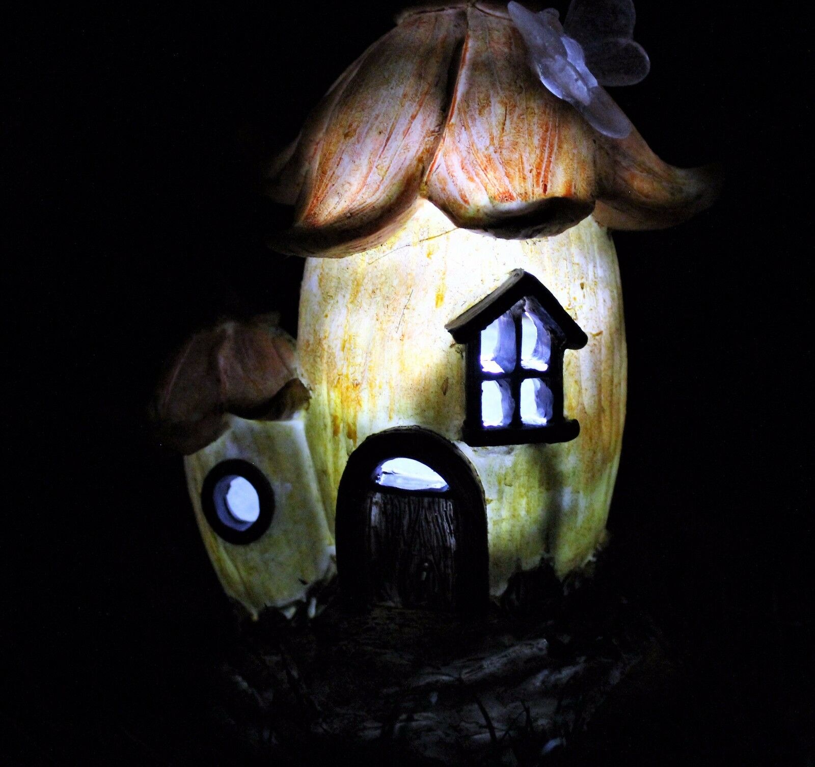 Solar Fairy Flower Mushroom House