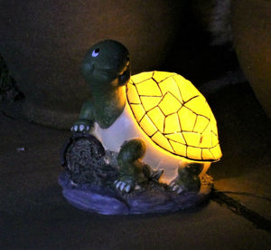 Solar Tortoise Garden Ornament
