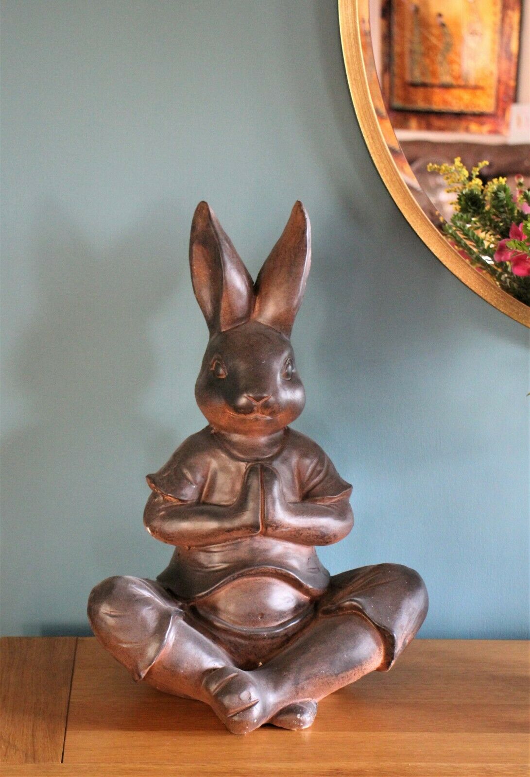 Rabbit Lotus Sculpture