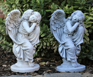 Angel Garden Ornament Grey or Beige