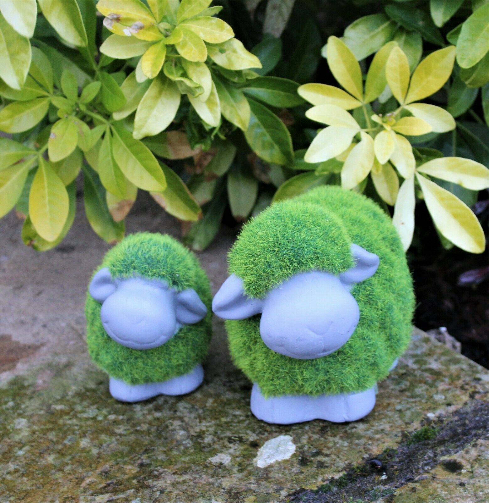 Grass Effect Sheep Pair Garden Ornaments