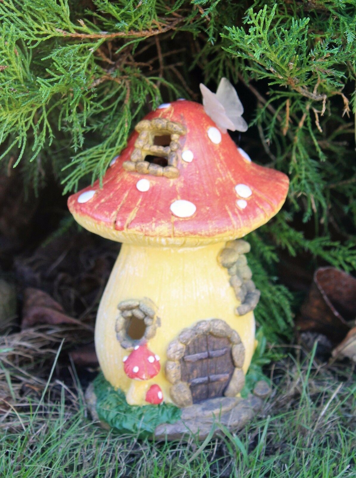 Solar Fairy Mushroom House