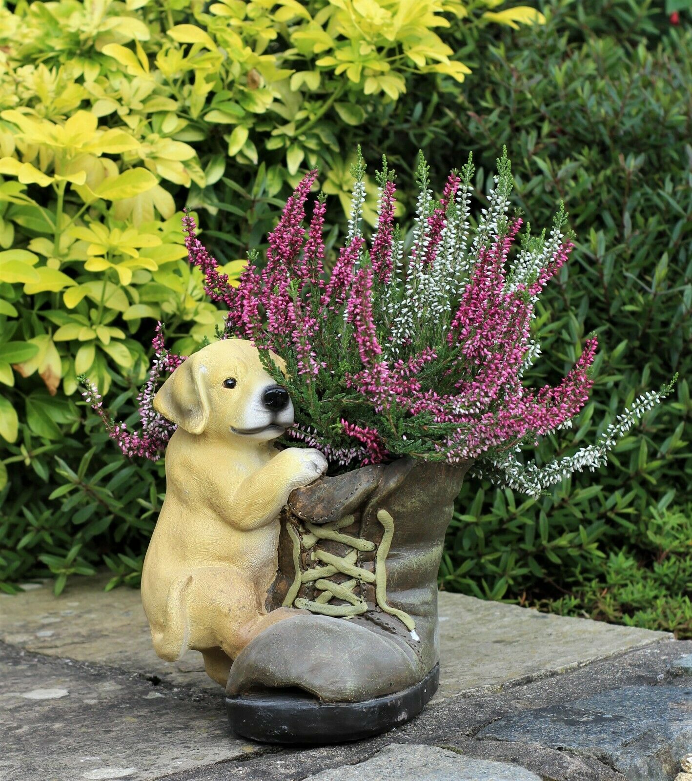 Puppy & Boot Pot Planter