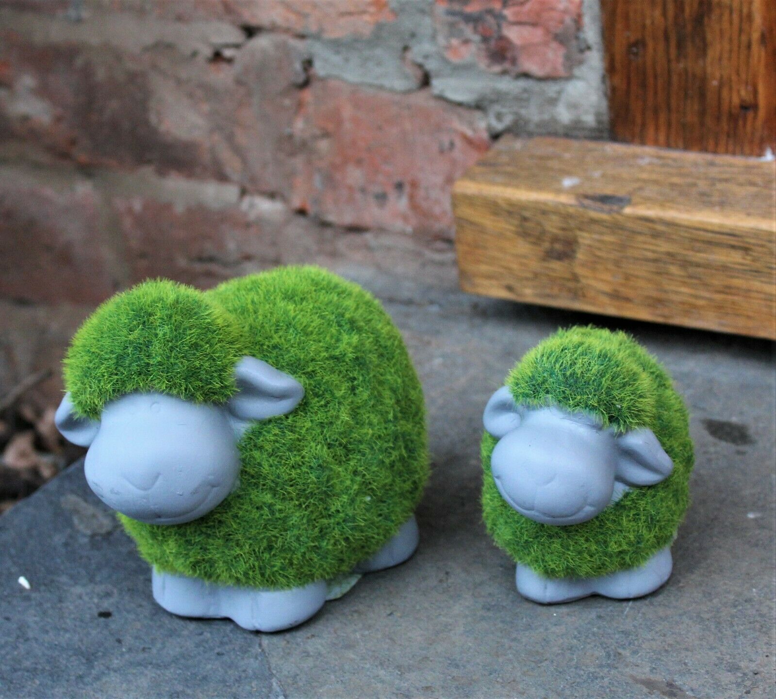 Grass Effect Sheep Pair Garden Ornaments