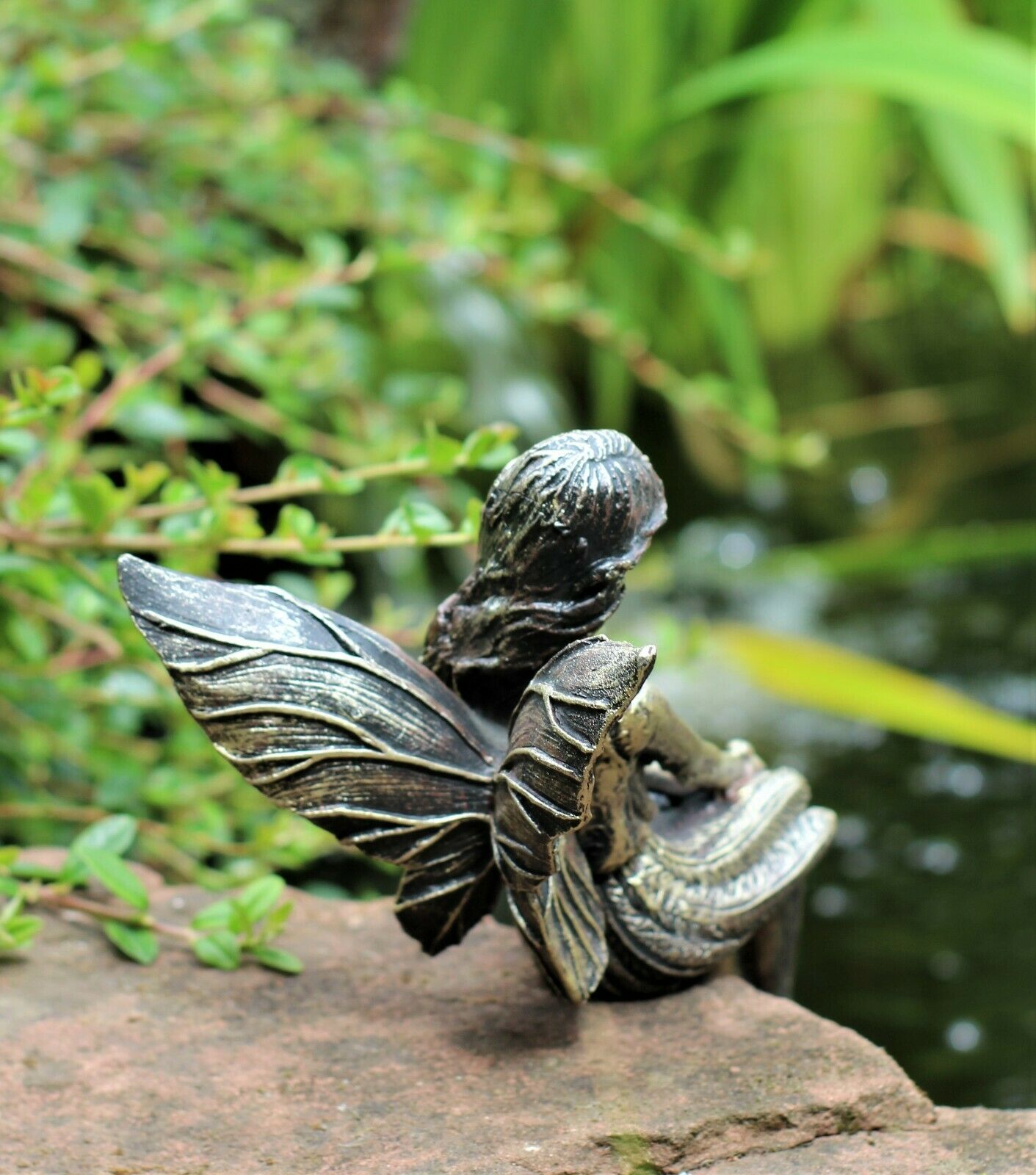 Bronze Garden Fairy Ornament