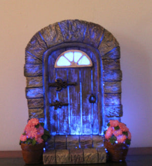 Solar Powered Fairy Door - Colour Changing