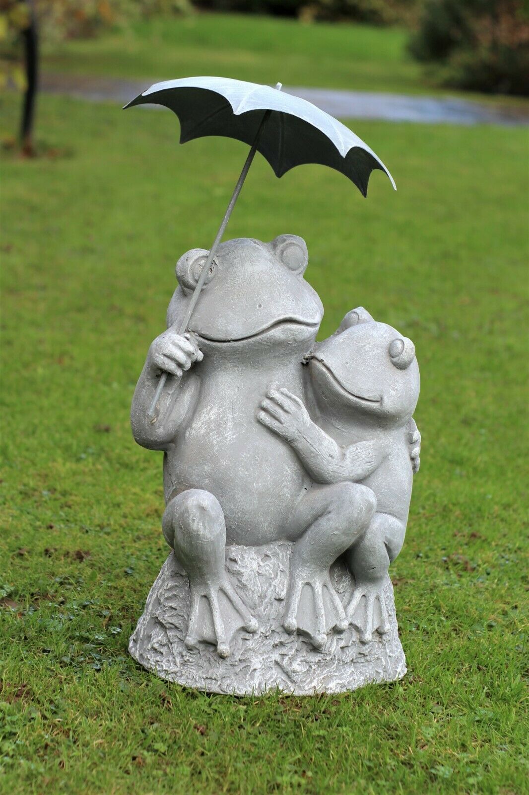 Pair of Grey Garden Frogs