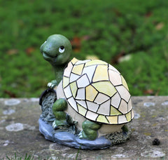 Solar Tortoise Garden Ornament